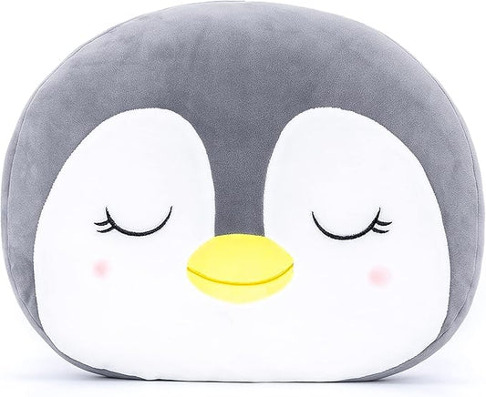 Lazada Penguin Plush Pillow Toys Pillows Soft Toy Girls Gifts for Toddler Gray 15 Inches…