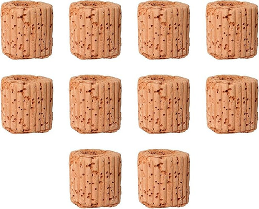 Maxmoral 10PCS 25mm Brown Aquatic Plant Ceramic Retaining Ring Base Fish Tank/Aquarium Decoration Tool Suitable for Aquascaping or Potting Plug