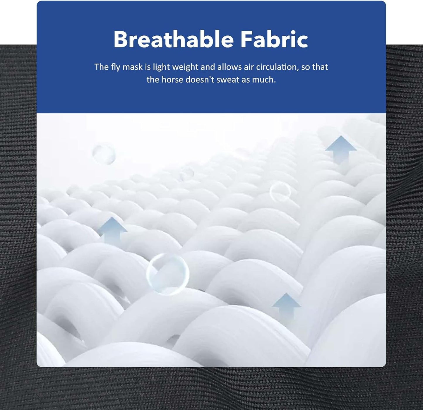 Harrison Howard Super Comfort Stretchy Fly Mask Large Eye Space with UV Protection Soft on Skin with Breathability Orange Geo Print S