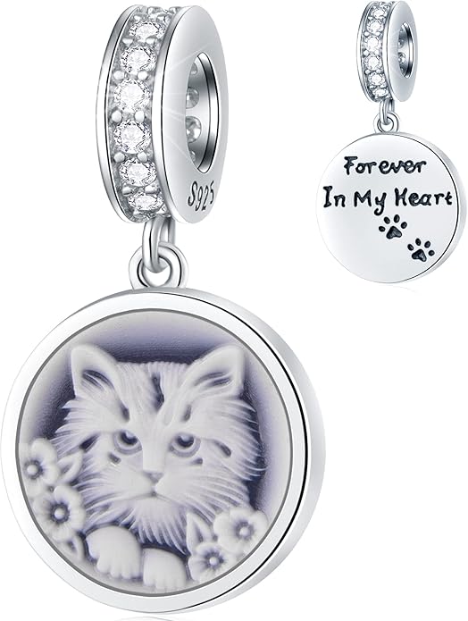 GEMDAZZ Animal Theme Charms in 925 Sterling Silver, Cute 3D Polar Bear, Frog, Cicada, Ladybug, Bee, Dragonfly Beads fit European Women Bracelet, Gift for Birthday/Christmas/Friends/Mom/Lover