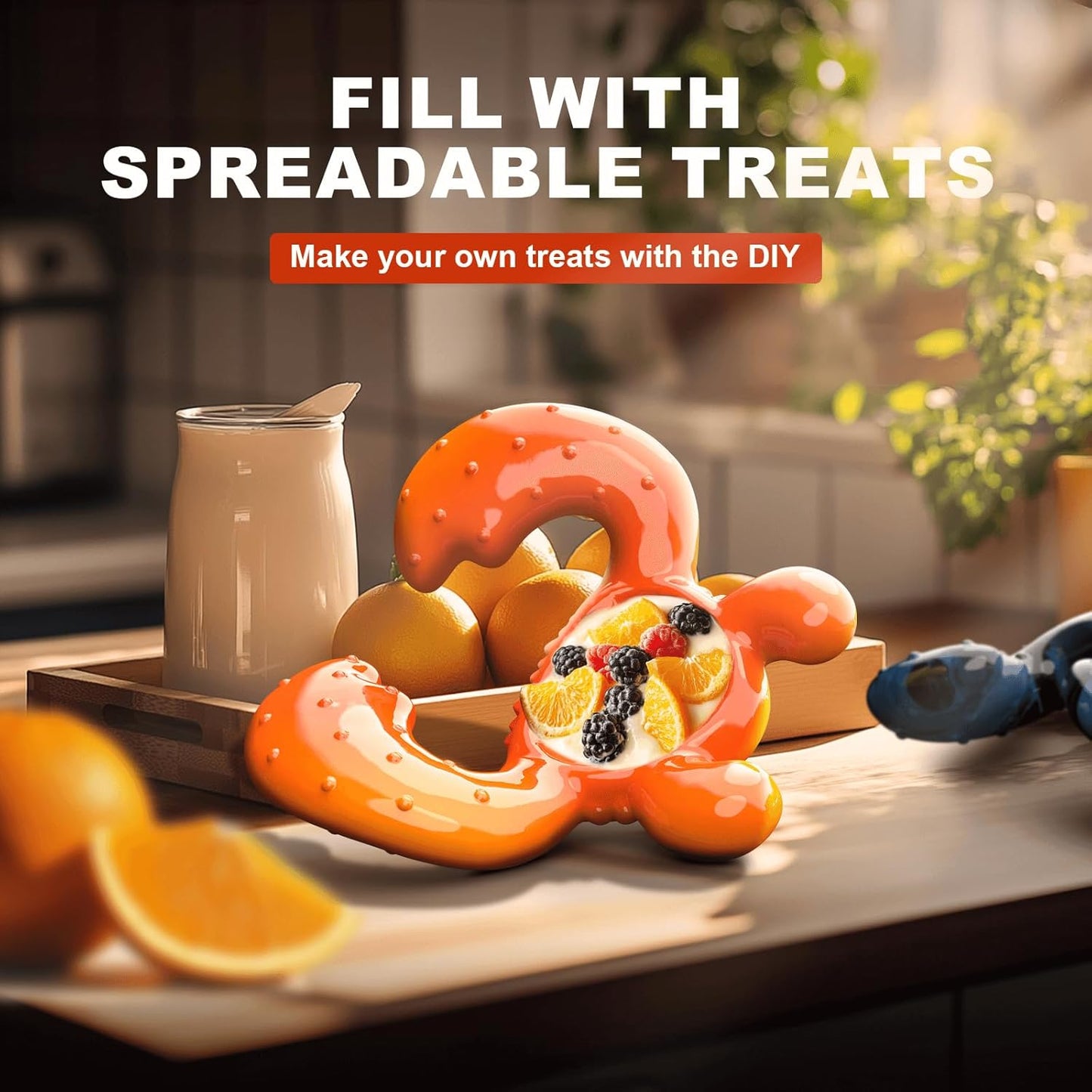 Dog Chew Toy for Aggressive Chewers – Durable Nylon Material, Tough Interactive Dog Toy for Large and Medium Dogs, Perfect for Teeth Cleaning and Gum Health, Christmas Birthday Gifts for Dogs