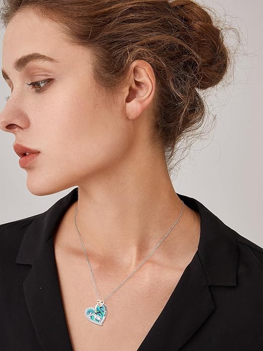 Mothers Day Gift for Mom 925 Sterling Silver Mama Bear/Dinosaur/Cat/Bird/Chicken Necklace with 1 2 3 4 5 Cubs Jewelry for Women Wife Grandma