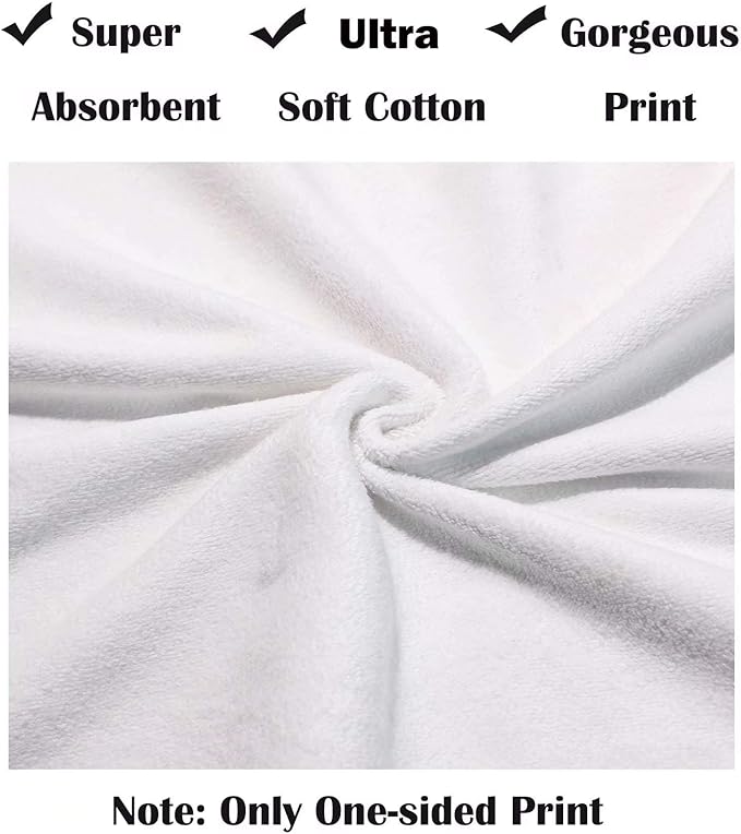 Wamika Beach Seashell Starfish Hand Towels Sea Ocean Wave Summer Bathroom Towel Ultra Soft Absorbent Multipurpose Towels for Hand,Face,Gym,Sports Home Decor, 16x30
