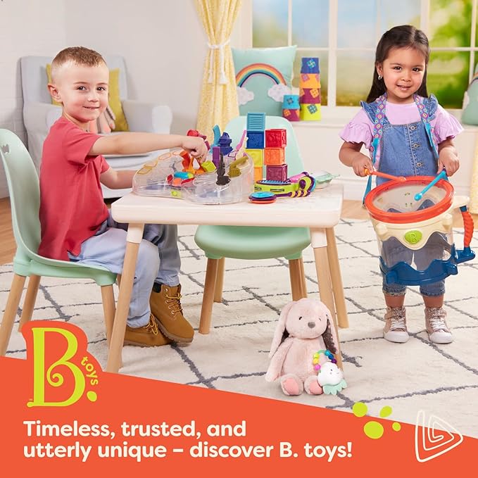 B. toys- B. baby –Baby Soothing Plush Dog- Glowing Tummy with Lights & Sounds- Twinkle Tummies Dog–6 Months +