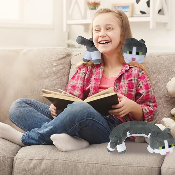 Cat Neck Pillow,Game Plush Toys,Cat Travel Pillow,Cat Stuffed Plush Doll for Fans Kids Christmas Birthday Gift