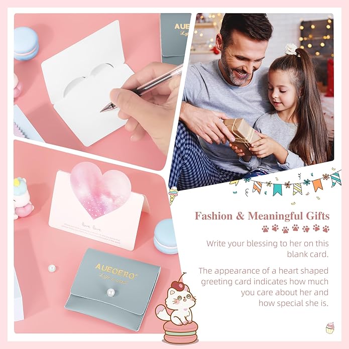 Gifts for Girls Necklace, Cat Heart Pendant Necklace for Jewelry Initial Necklace for Girl Birthday Christmas Gifts