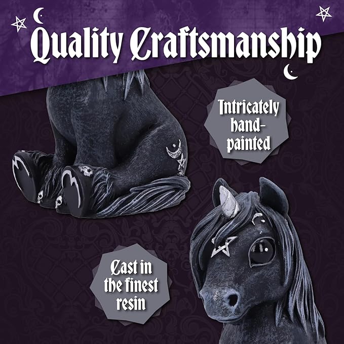 Nemesis Now Cult Cuties Adorable Occult Figurines, Bewitching Evil Spirit Creatures, Hand-Painted, Resin - Culticorn