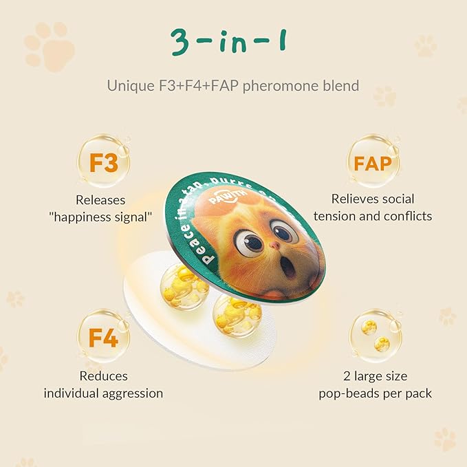 Cat Calming Diffuser – for Travel, Car & Home Use, Pheromone Diffuser for Cats & Kittens to Reduce Anxiety and Stress, No Electricity Needed, Long-Lasting Calming Support (1 Pack)