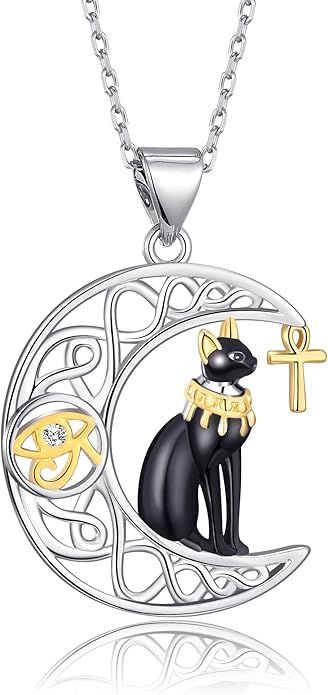 Penguin/Elephant/Frog Mushroom/Cat/Fox/Highland Cow/Axolotl/Yorkie Necklace Jewelry for Women Birthday Christmas Gifts