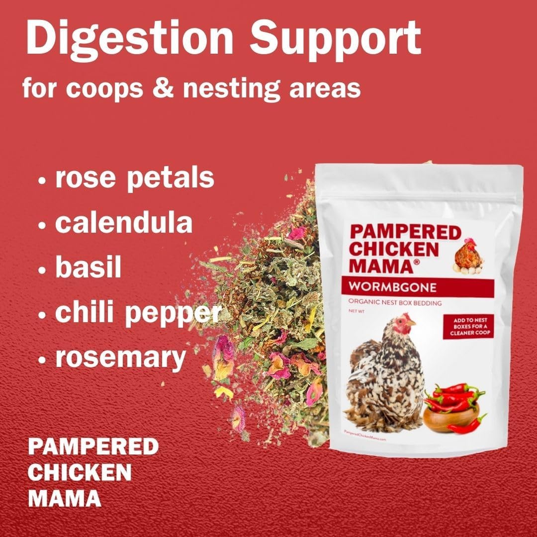 WormBGone Non-GMO Backyard Chicken Nesting Herbs (1 Pound)