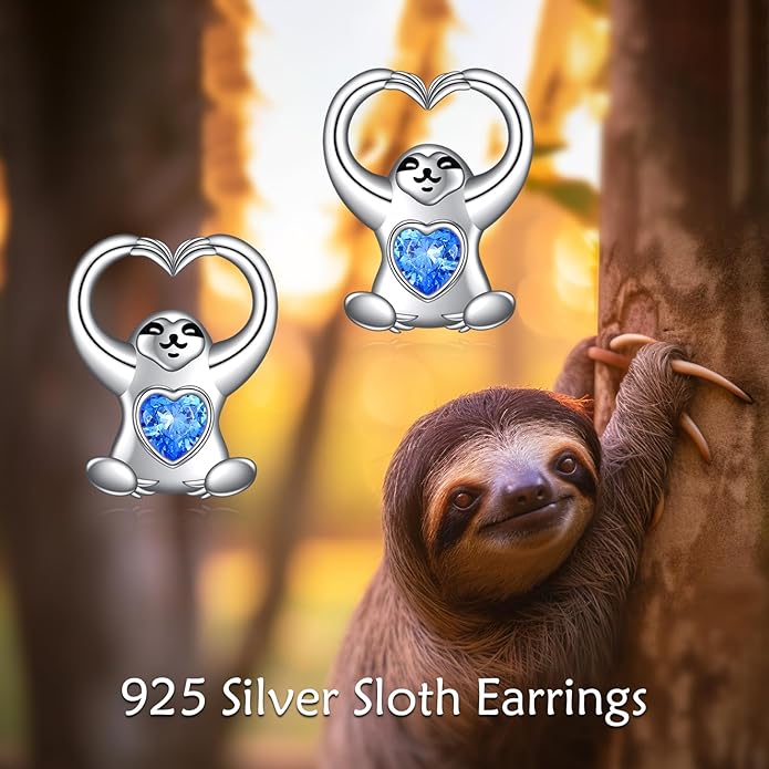 Sterling Silver Cat / Cow / Pig / Bunny / Squirrel / Giraffe / Highland Cow / Lion / Chicken / Ladybug / Star / Moon Stud Earrings for Women Cute Animal Post Earrings Hypoallergenic Animal Jewelry Gift for Teens Girls