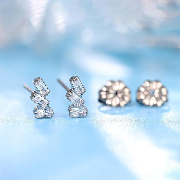 Limerencia G23 Pure Titanium Hypoallergenic Earrings | F136 Implant Grade Titanium Jewelry for Sensitive Ears