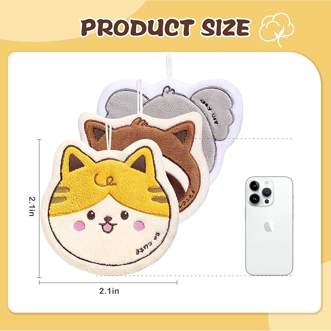 Bathroom Hand Towels Set: Gifts for Her Cat Lovers Cute Cat Raccoon Pattern Kitchen Towels Dry Your Hands - Women Mom Wife Sister Friend Coworker Birthday Gifts (1, Koala)