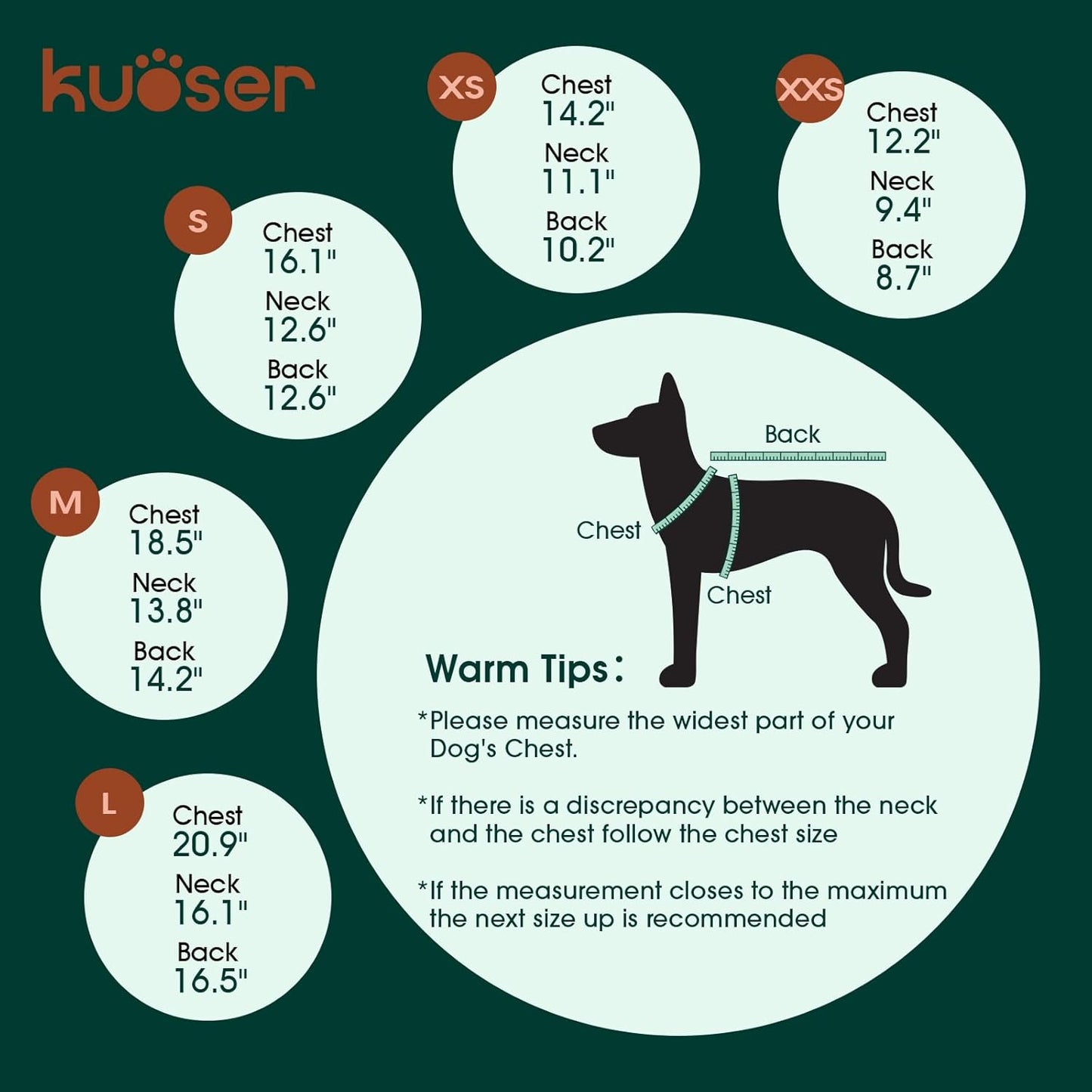Kuoser Dog Fleece Vest,Warm Plaid Dog Sweater with Leash Hole,Soft Turtleneck Winter Pet Jacket Dogs Coat Pullover Clothes for Small Medium Dogs Cats,Spring Fall Cold Weather Christmas Outfit,Red XXS