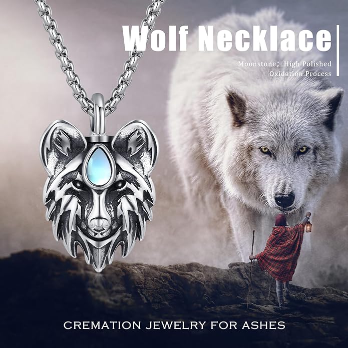 CUOKA MIRACLE Urn Necklace Ashes Sterling Silver Skull Urn Necklace Personalized Cremation Memorial Skull Ash Keepsake Pendant Cremation Jewelry