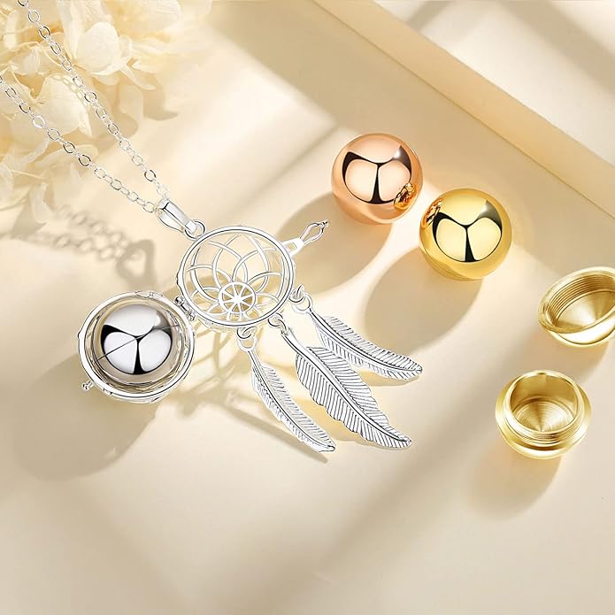 INFUSEU Unique Urn Necklaces for Ashes for Women, Cremation Jewelry for Human Pet Ashes, 24 Inch Chain