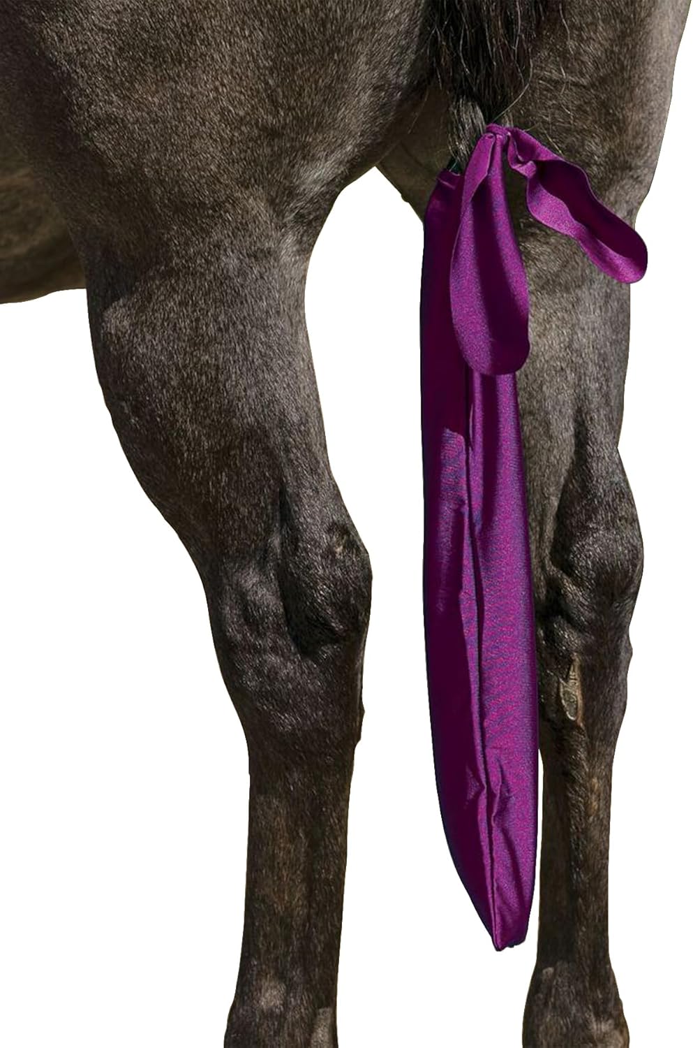 UltraFlex Lycra Tail Bag for Horses | Package of 3 | 24" Long | UV Protection | Smooth Stretch Fit | Keeps Tails Clean & Braided