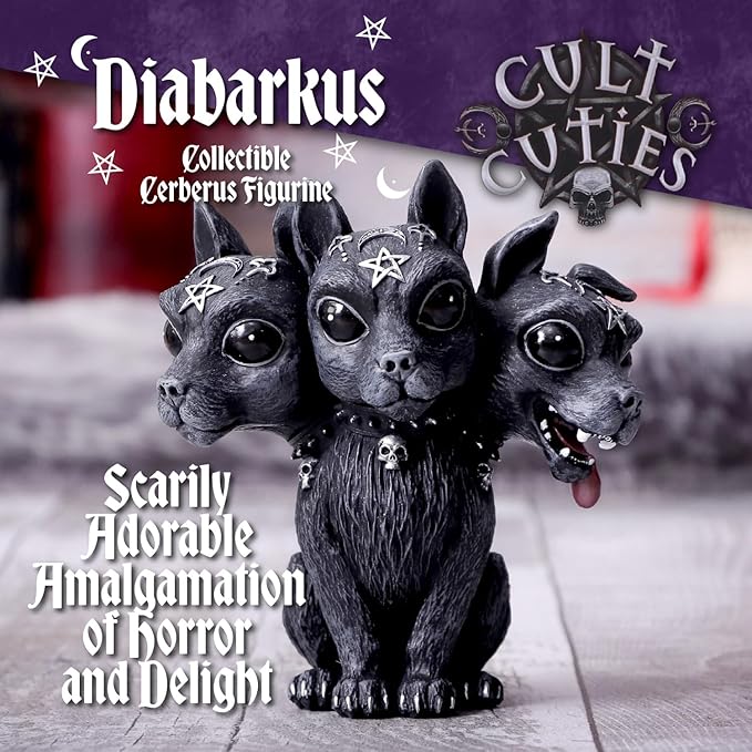Nemesis Now Cult Cuties Adorable Occult Figurines, Bewitching Evil Spirit Creatures, Hand-Painted, Resin - Diabarkus