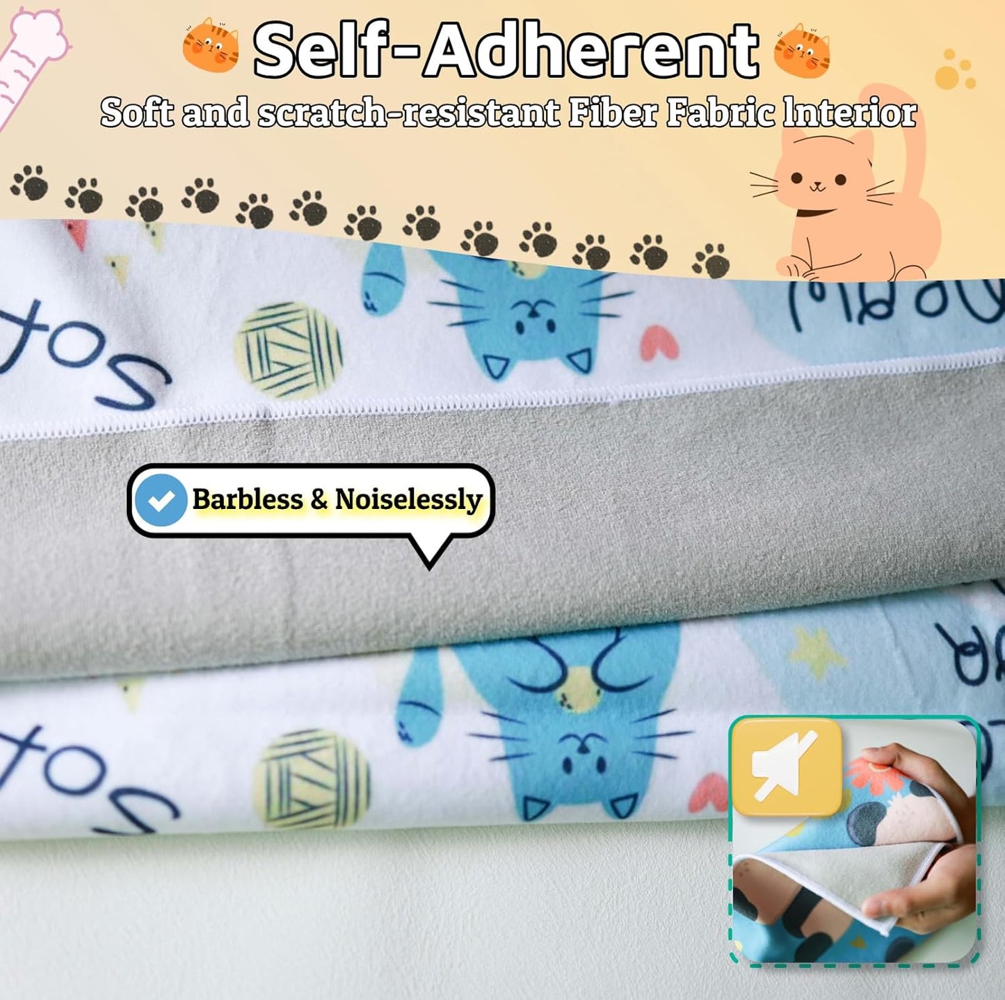 27.6" Cat Wrap for Grooming-Premium Cat Grooming Wrap Cat Restraint for Nail Clipping, Self-Adherent Soft Cat Blanket to Wrap Cat Anti-Scratch Anti-Escape Grooming Bag (White, XL(Within 17lbs))-