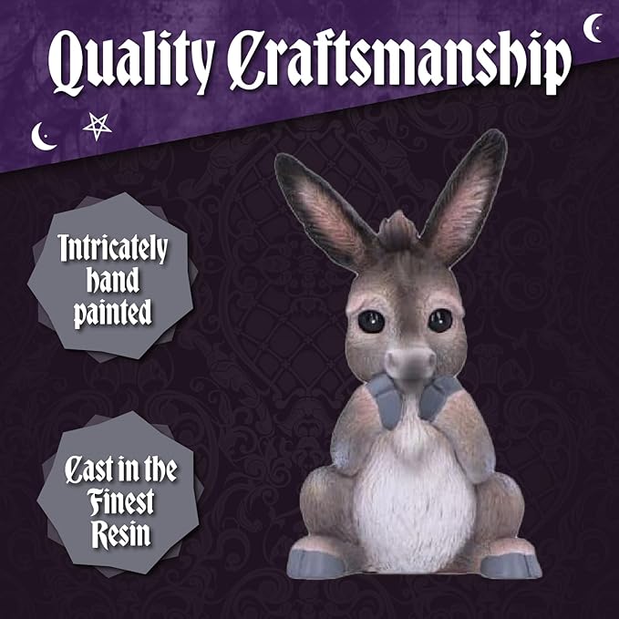 Nemesis Now Three Wise Donkeys, Grey, 11cm, Resin