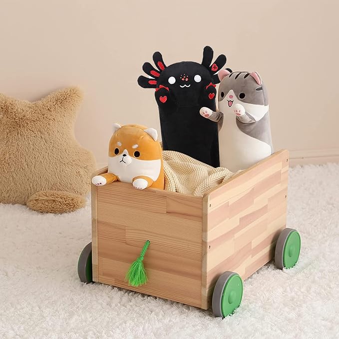 PEACH CAT Long Black Axolotl Plush Pillow Soft Stuffed Animal Axolotl Plushie for Kids 19.6"