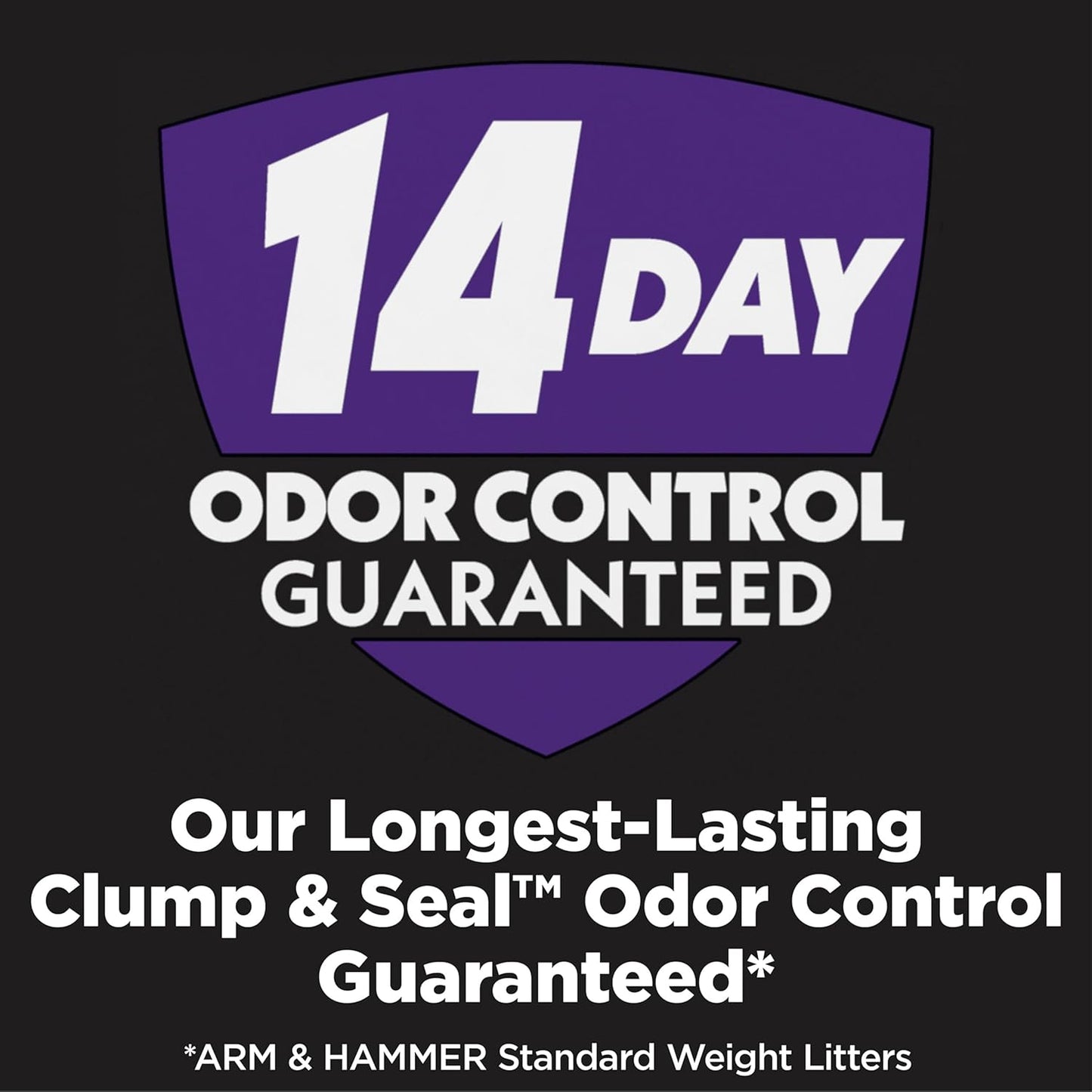 ARM & HAMMER Clump & Seal Slide Platinum Multi-Cat Clumping Litter, Easy Clean, Superior Odor Control, 27.5 Lbs