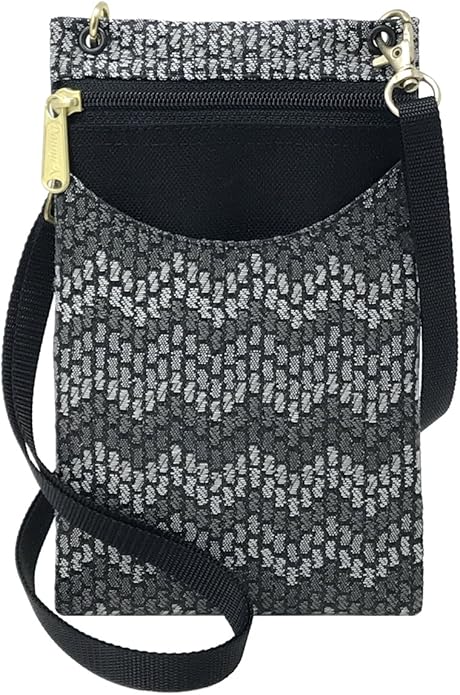 Danny K. Women's Tapestry Crossbody Cell Phone or Passport Purse, Handmade in USA