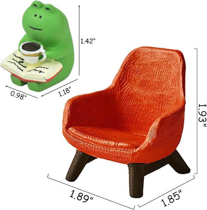 Miniature Frog Figurines Frog Figurine Frog Decor Desk Accessories for Home Office