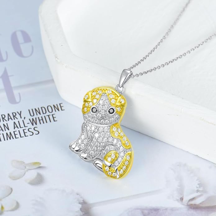 Cat Necklaces 13 Breeds of Cats Necklaces S925 Sterling Silver Cat Pendant for Women