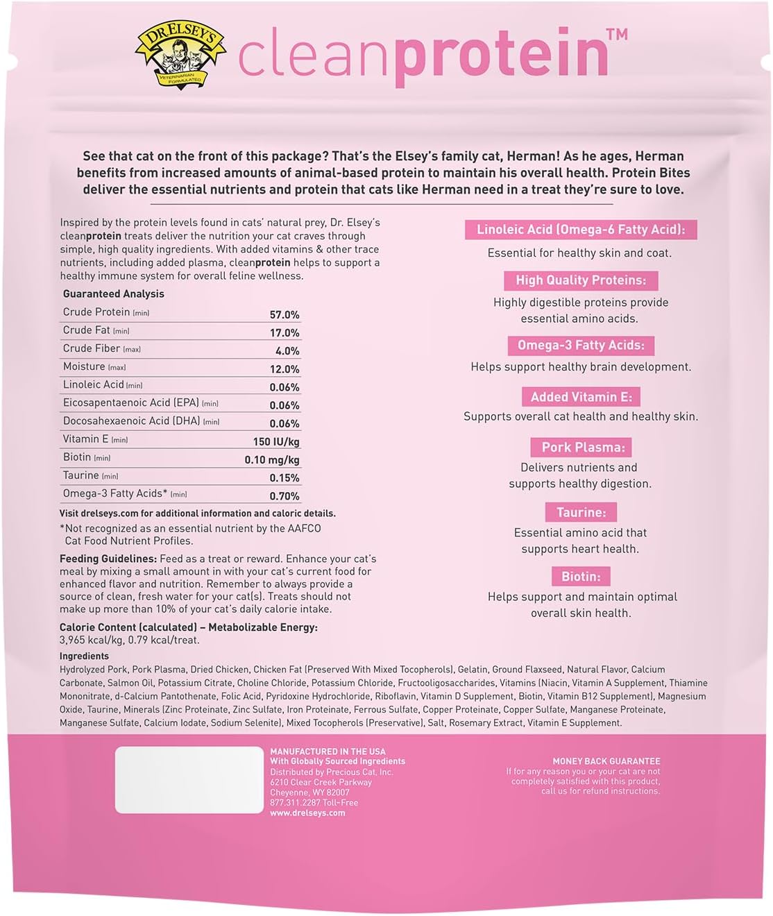 Dr. Elsey's cleanprotein Protein Bites Pork 12 oz.