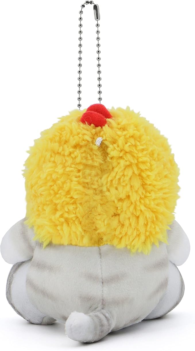 Kawaii Shark Cat Plush Toy Stuffed Animal Doll, Soft Pillow for Boys & Girls (Fried Shrimp Cat, 13cm/5.1in)