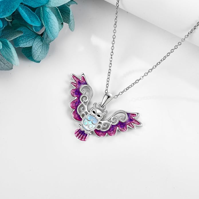 Eagle/Moth Necklace Sterling Silver Eagle Jewelry Eagle Gifts for Women Girls