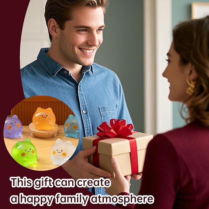 Mini Cat Figurines 100 Pack Resin Cats Animals Figures Bulk Animals Tiny Cats DIY Accessories for Garden