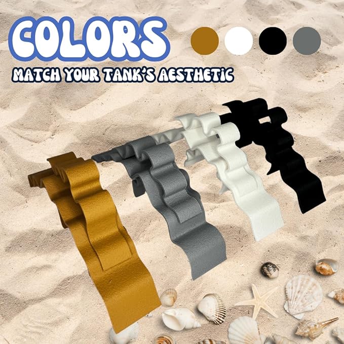 REEFSHAPE Aquarium or Terrarium Substrate Cliffs Combo Pack | Separate Substrate Layers in Aquariums or Terrariums to Create Cliffs & Depth | Made in USA (Cliff Combo, White)