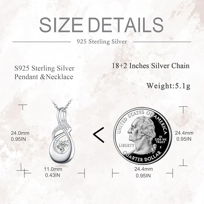 POPLYKE 925 Sterling Silver Urn Necklace for Ashes for Women Cremation Necklace for Ashes Keepsake Jewelry for Human