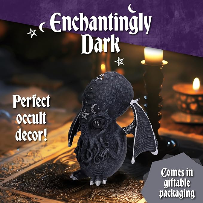 Nemesis Now Cult Cuties Adorable Occult Figurines, Bewitching Evil Spirit Creatures, Hand-Painted, Resin - Culthulhu