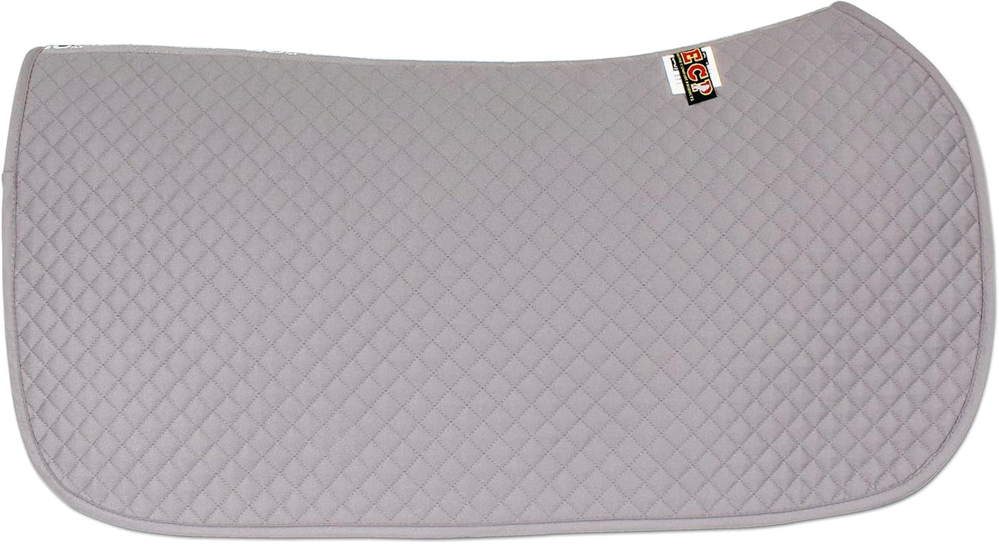ECP Equine Comfort Products All Purpose Diamond Quilted Western Saddle Pad for Injury Prevention, Breathable, Hypoallergenic, Shock-Absorbing Cushion for Horse Comfort
