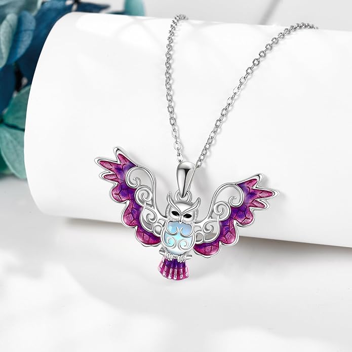 Eagle/Moth Necklace Sterling Silver Eagle Jewelry Eagle Gifts for Women Girls