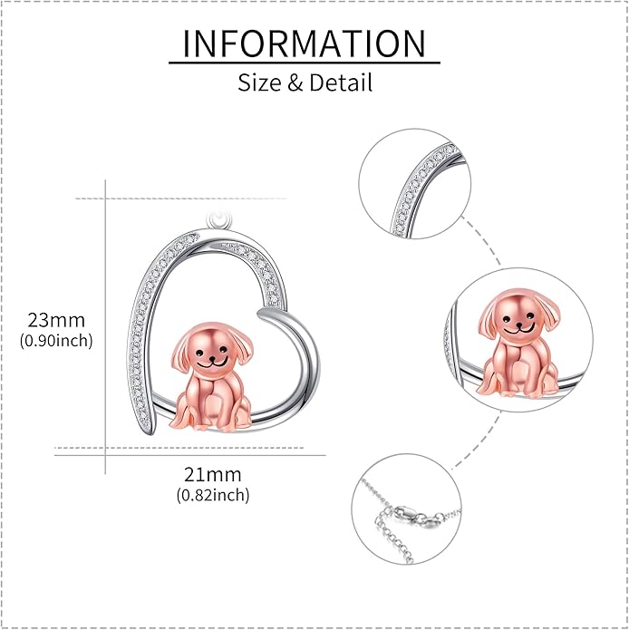 MONGAS Penguins/Guinea Pig/Pig/Fox/Corgi/Frog/Bunny/Koala8/Cow/French Bulldog Necklaces Penguin Gifts 925 Sterling Silver Hugging Penguins Cute Animal Jewelry for Women Sister