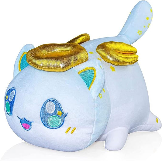 Cat Plush Toy, Cute Anime Cartoon Cat Stuffed Animal Figure Toy Plush Pillow Gift for Kids and Festival Gift