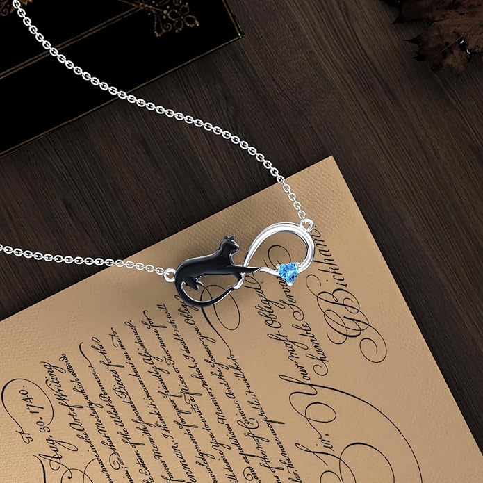 Dorunmo Animal Necklace 925 Sterling Silver Owl/Sloth/Axolotl/Dolphin Necklace Celtic Knot Pendant Birthday Anniversary Animal Jewelry for Women Friends Animals Lover