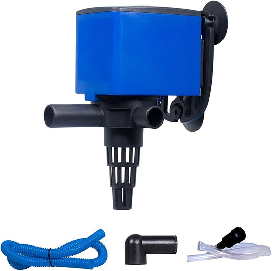 Water Pump 475 GPH Submersible Internal Aquarium Powerhead Water Pump Ultra Quiet for Aquarium,Fish Tank -5 Pack
