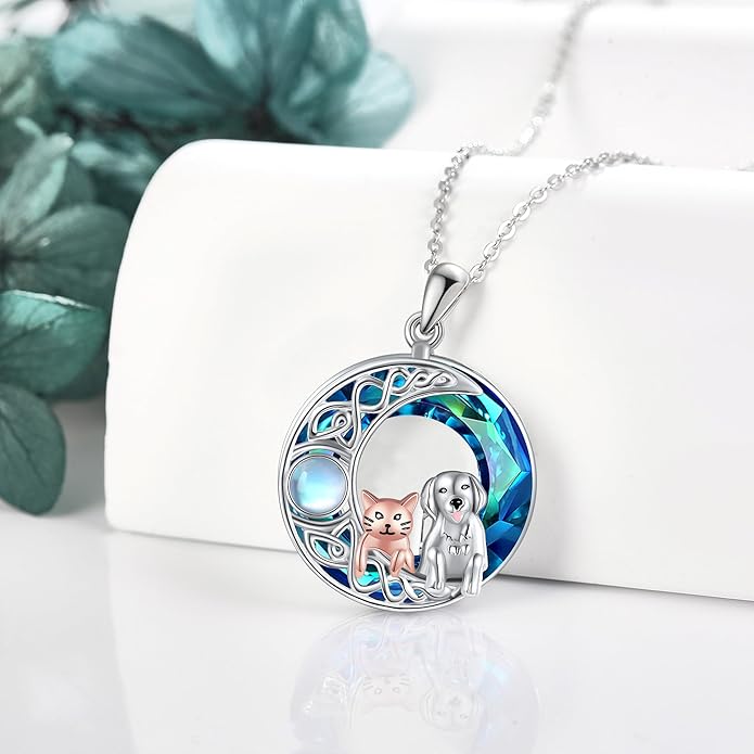 MONGAS Fairy/Airplane/Cello/Dog Cat/Unicorn Necklace Sterling Silver Fairy/Airplane/Cello/Dog Cat/Unicorn Jewelry for Women