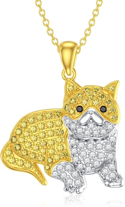 Cat Necklaces 13 Breeds of Cats Necklaces S925 Sterling Silver Cat Pendant for Women