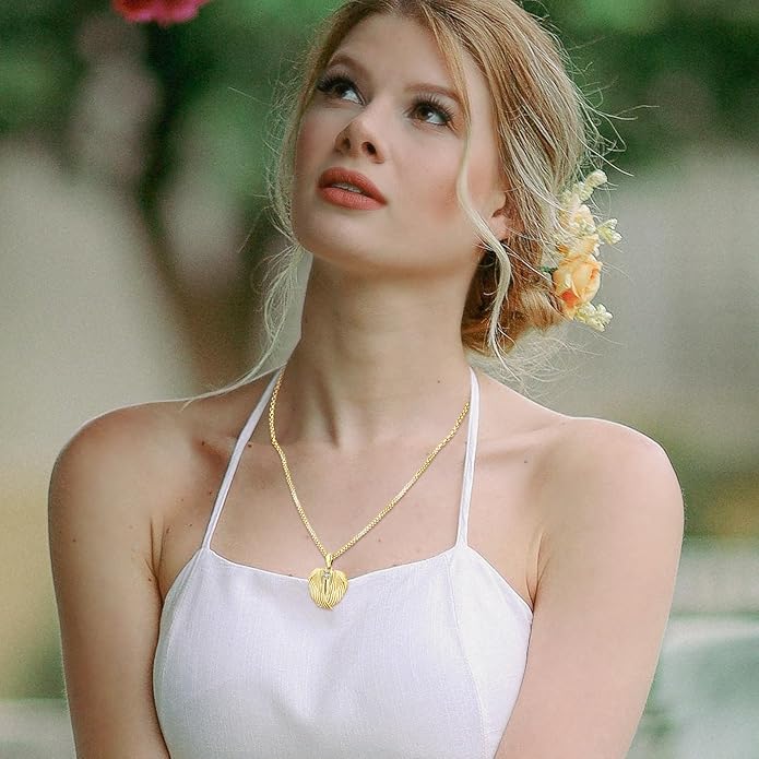 Picture Locket Necklace for Women Men Rose 14K Real Gold 925 Sterling Silver Jewelry Heart Locket Necklace that Holds Pictures Tree of Life Viking Wolf Celtic Knot St Christopher St Michael Pendant