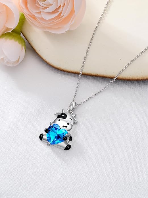 Dorunmo Animal Necklace 925 Sterling Silver Owl/Sloth/Axolotl/Dolphin Necklace Celtic Knot Pendant Birthday Anniversary Animal Jewelry for Women Friends Animals Lover