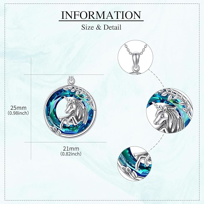 MONGAS Fairy/Airplane/Cello/Dog Cat/Unicorn Necklace Sterling Silver Fairy/Airplane/Cello/Dog Cat/Unicorn Jewelry for Women