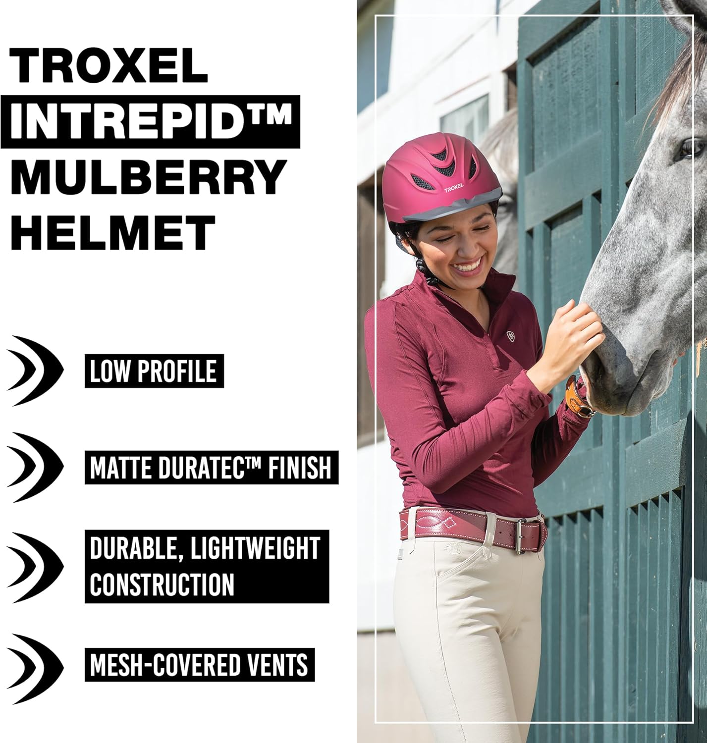 Troxel Intrepid Pink Duratec Helmet Pink
