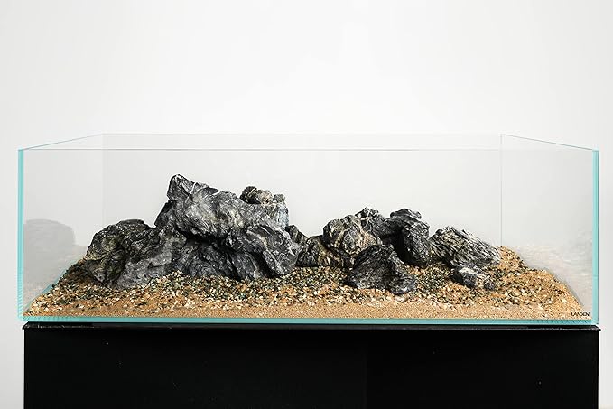 LANDEN Seiryu Stones Natural Rocks for Aquarium, Paludarium, Terrariums, Landscaping Rocks, Aquascaping, 80L (36lbs) 3-11in, Seiryu Stones(3-11inch,36lbs)