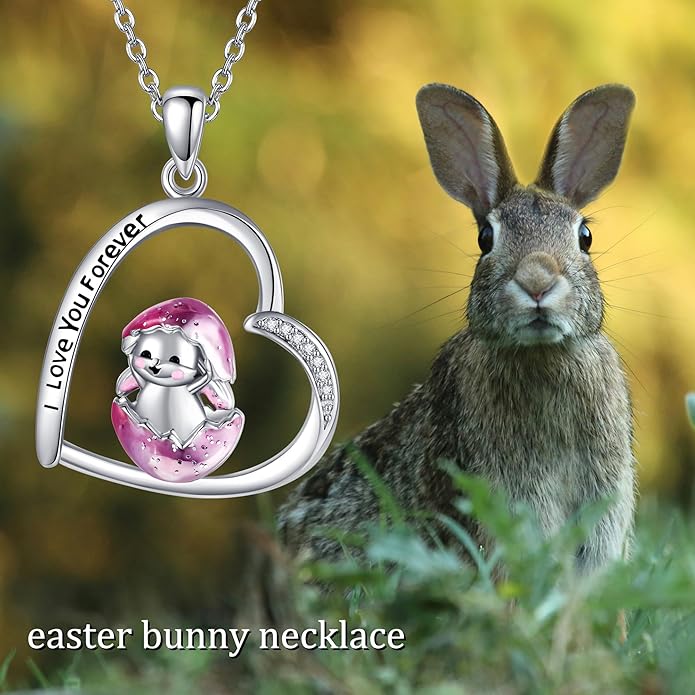 MONGAS Penguins/Guinea Pig/Pig/Fox/Corgi/Frog/Bunny/Koala8/Cow/French Bulldog Necklaces Penguin Gifts 925 Sterling Silver Hugging Penguins Cute Animal Jewelry for Women Sister